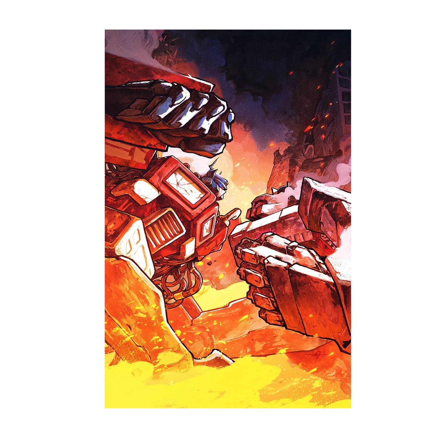 Transformers #24 SGCC Exclusive Variant Cover — WARRICK WONG